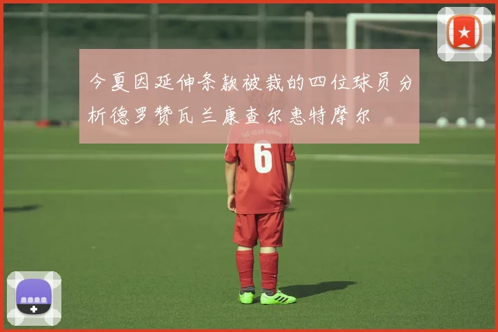 今夏因延伸条款被裁的四位球员分析德罗赞瓦兰康查尔惠特摩尔